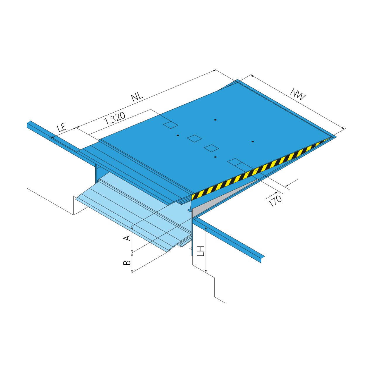 Dock Leveller Tel Lip Fall Guard Device