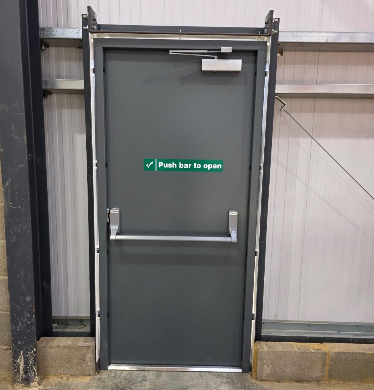 NextGen Industrial Doors - Insulated Sectional Door project in Ipswich.
